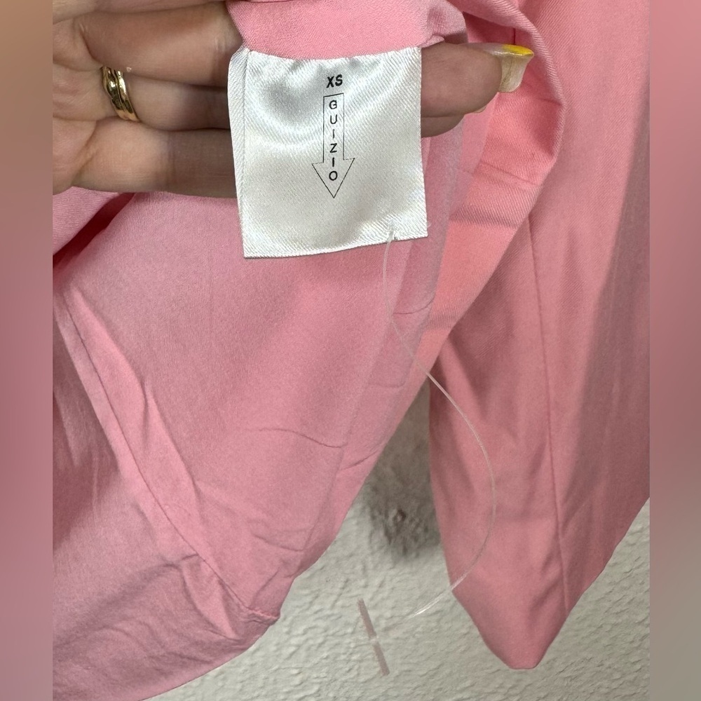 Danielle Guizio Pink Blazer Women’s XS Preppy Barbiecore Feminine Business - Picture 11 of 16